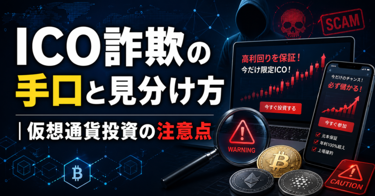 ICO詐欺の手口と見分け方｜仮想通貨投資の注意点　