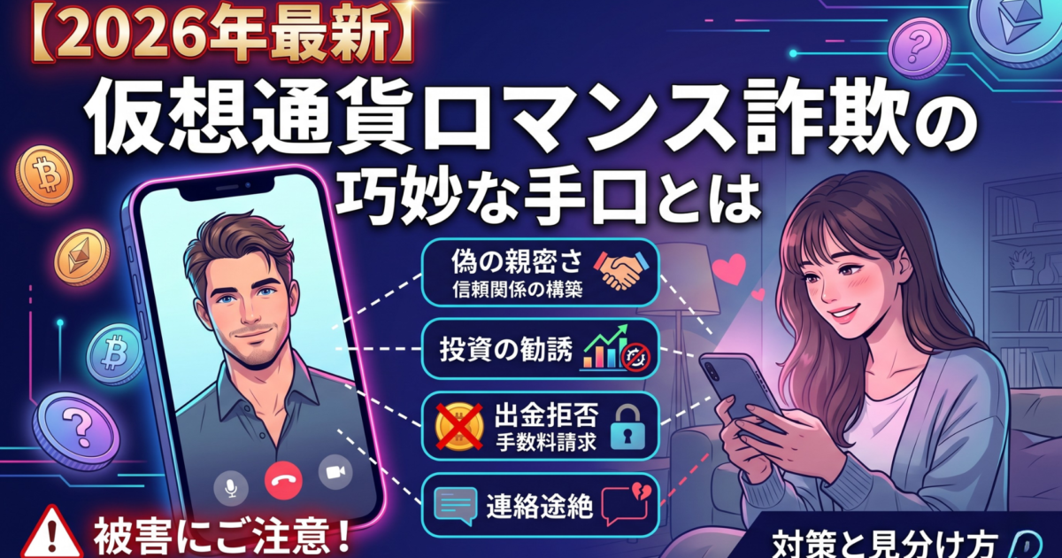 仮想通貨ロマンス詐欺