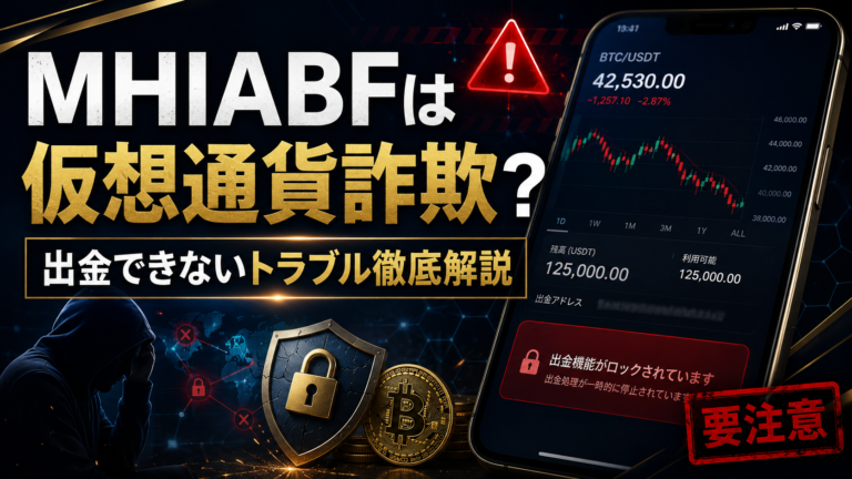 MHIABFは仮想通貨詐欺？出金できないトラブル徹底解説