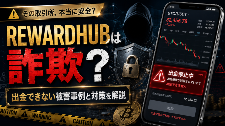 REWARDHUBは詐欺？出金できない被害事例と対策を解説