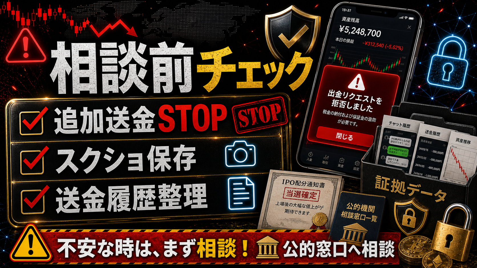 AGCPSの出金トラブル相談前チェックリスト