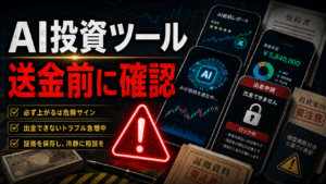 AI投資ツール系の勧誘に注意｜AI銘柄選定・投資助言契約で確認すべきこと