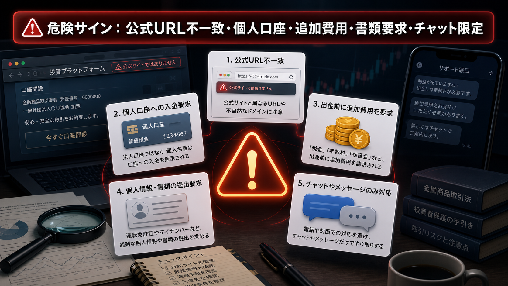 エアーズシー証券をかたる詐称勧誘の危険サイン