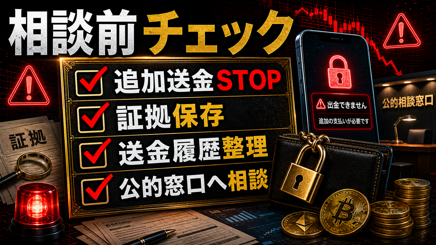 ALL CASH BROKERの相談前チェックリスト