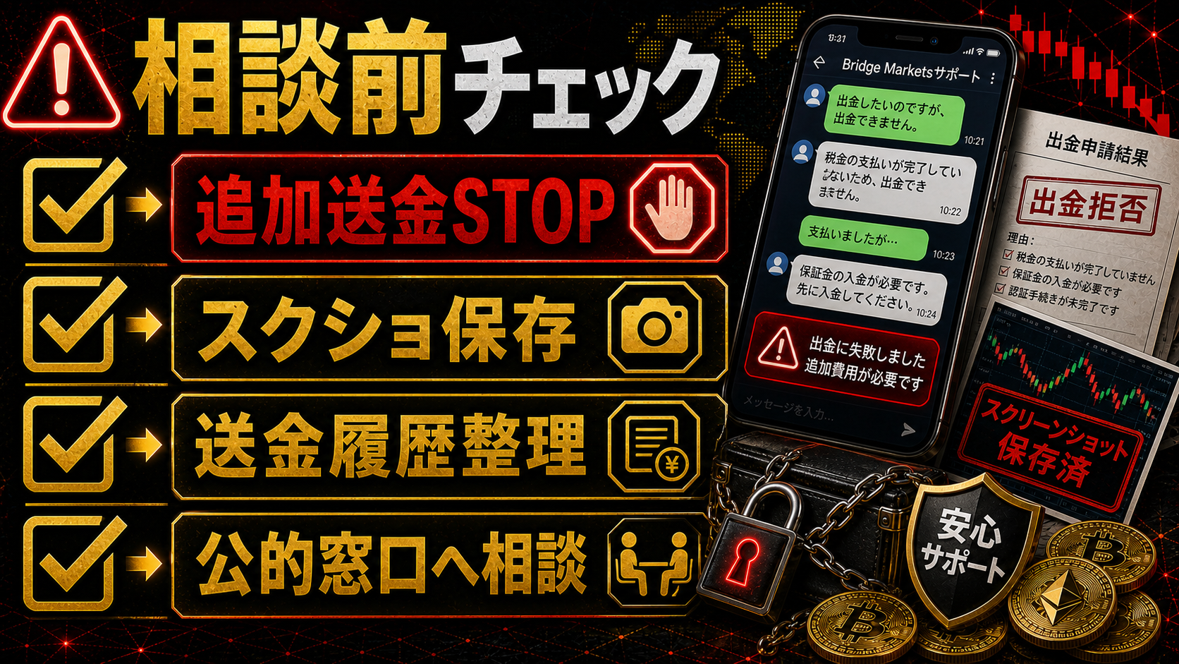 Bridge Marketsの相談前チェックリスト