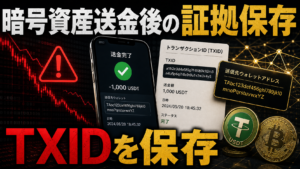 暗号資産ウォレットへ送金してしまった投資詐欺の証拠保存チェックリスト