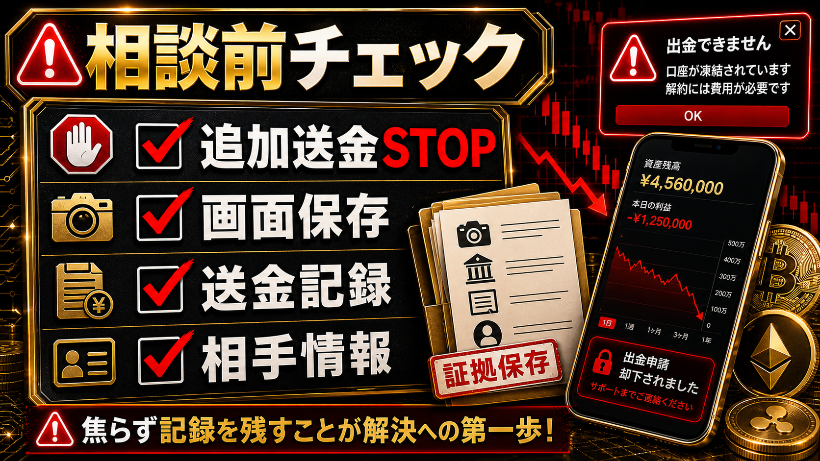 Currency-VC Roundの出金トラブル相談前チェックリスト