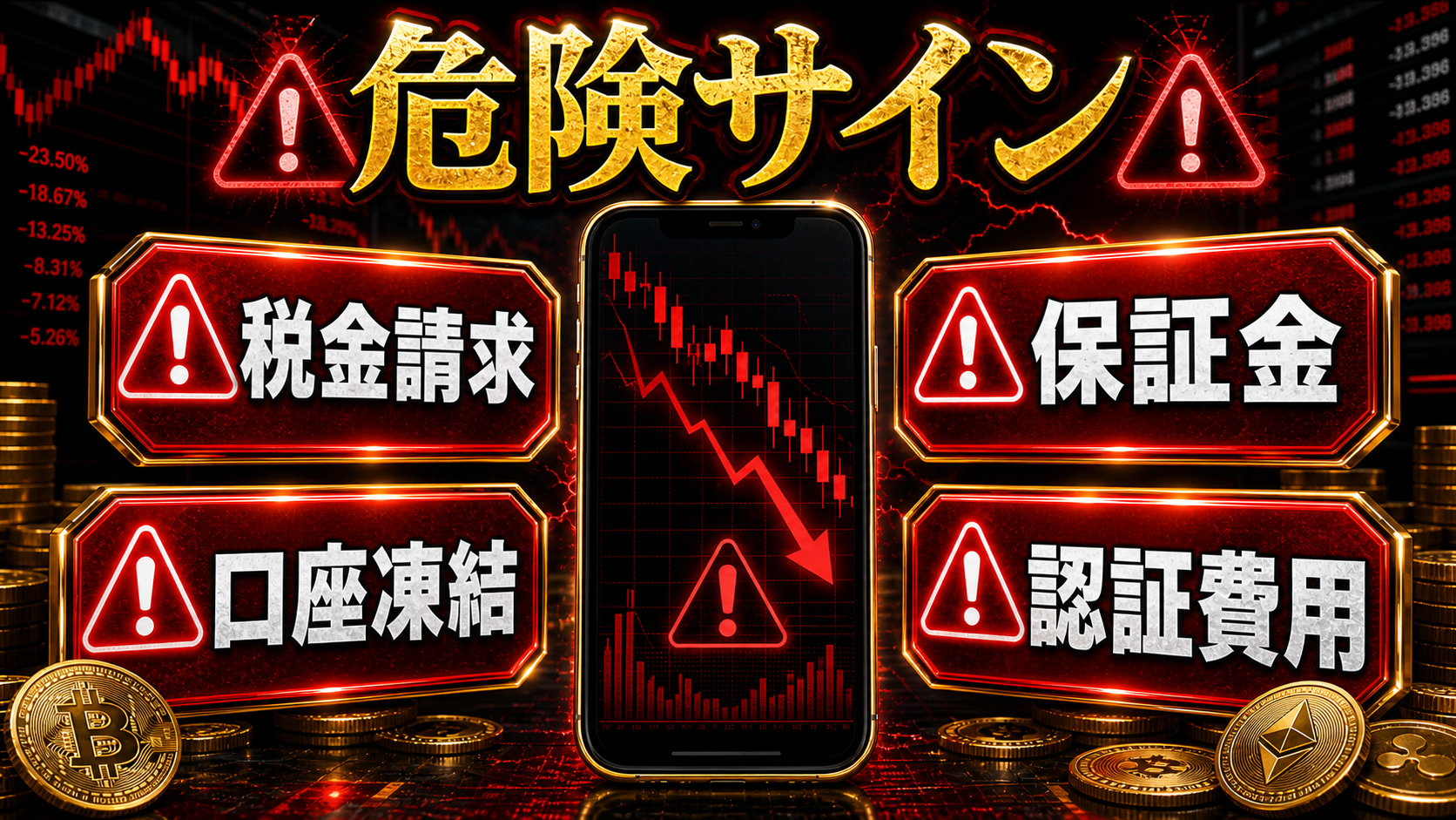 Currency-VC Roundの出金トラブルで注意したい危険サイン