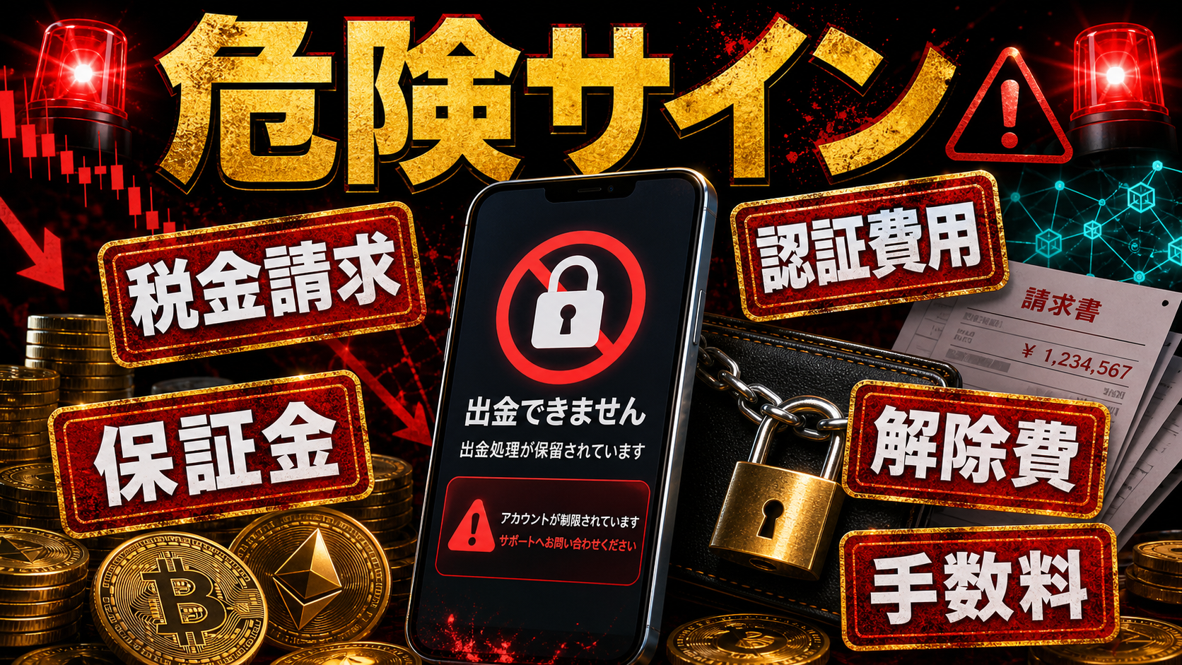 DeFi詐欺で注意したい出金前の危険サイン