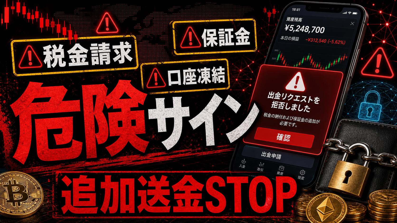 Forexstockの出金トラブルで注意したい危険サイン