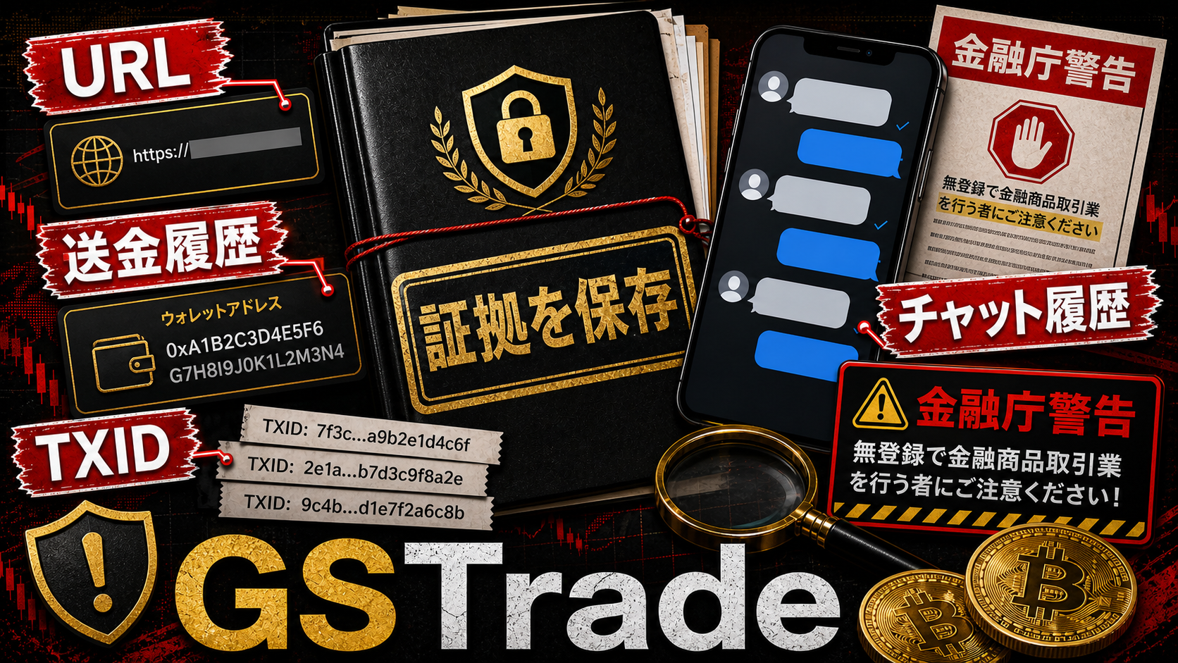 GSTradeの出金トラブルで保存すべき証拠