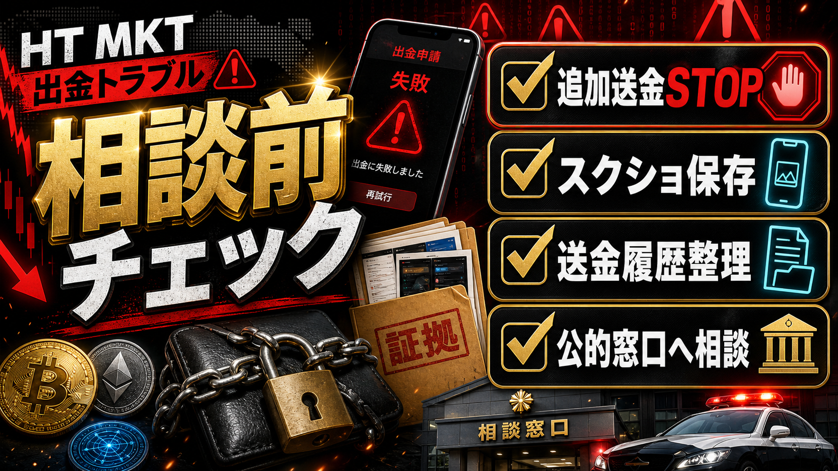 HT MKTの出金トラブル相談前チェックリスト