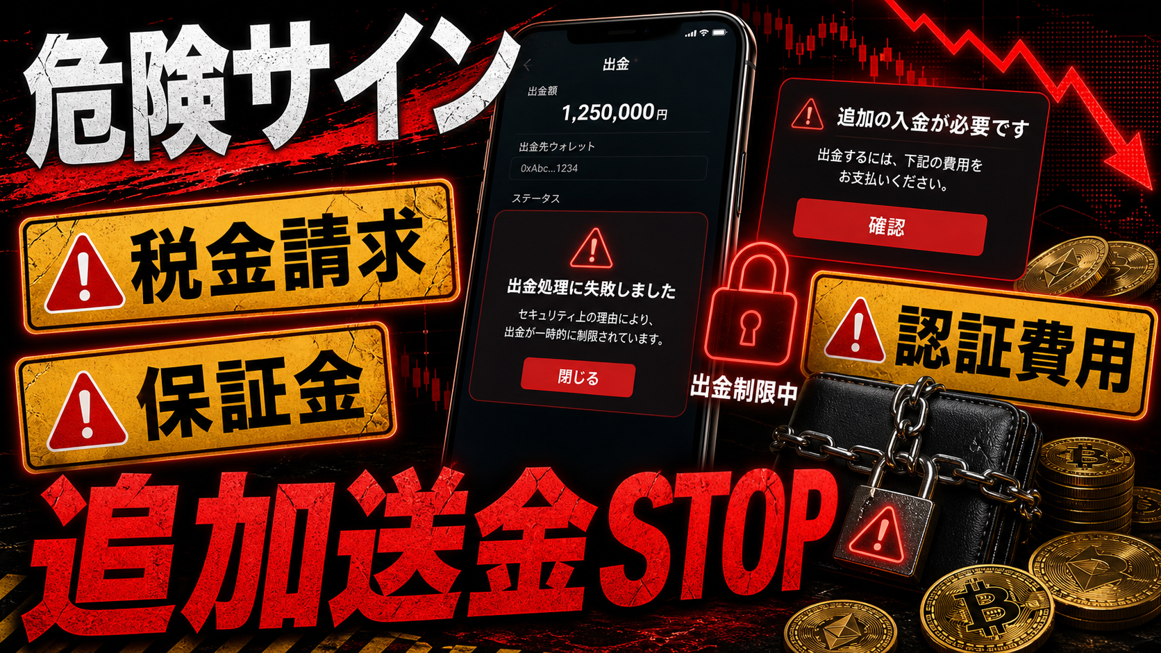 JEFTXの出金トラブルで注意したい危険サイン