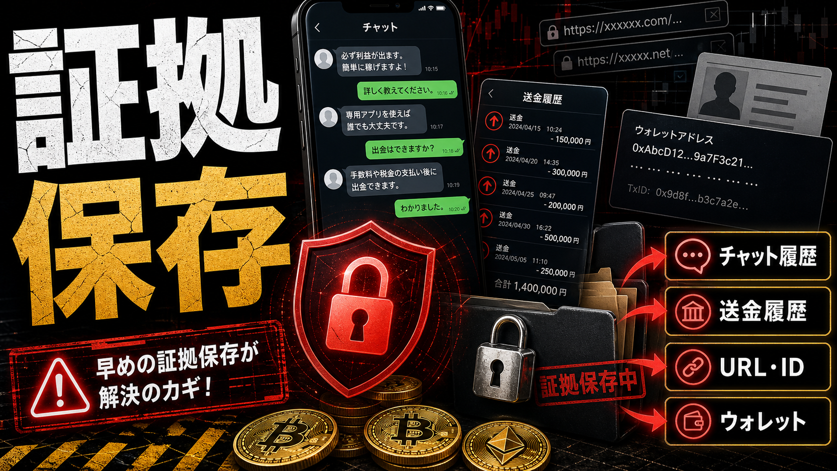 JEFTXの出金トラブルで保存すべき証拠
