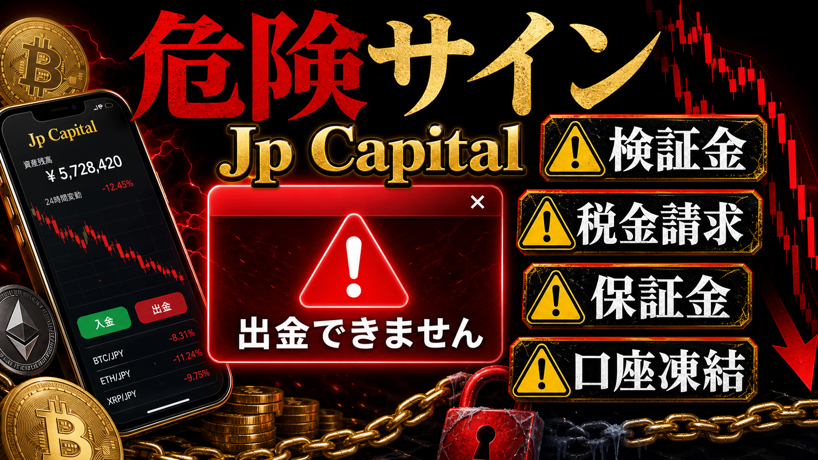 Jp Capitalの出金トラブルで注意したい危険サイン