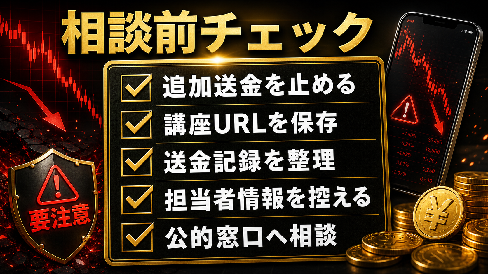 輝く未来の資産アカデミーの出金トラブル相談前チェックリスト