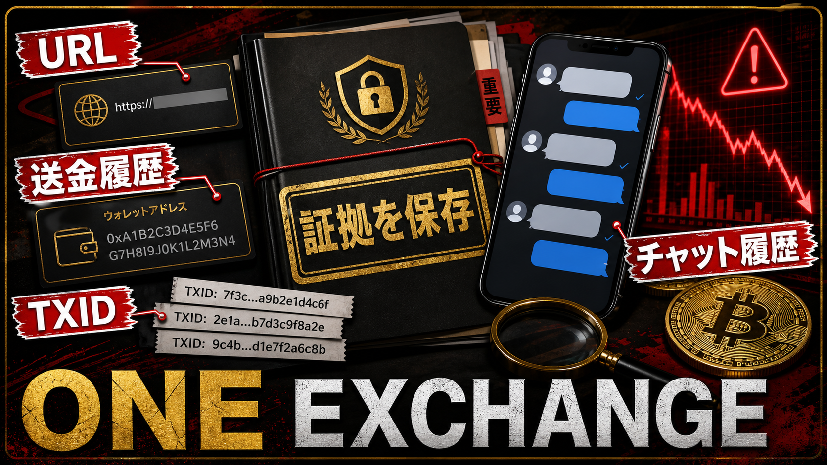 ONE EXCHANGEの出金トラブルで保存すべき証拠