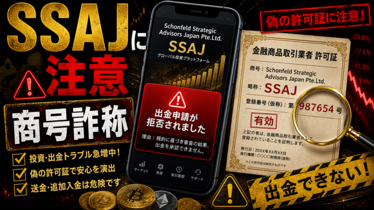 Schonfeld Strategic Advisors Japanを名乗るSSAJ投資勧誘に注意