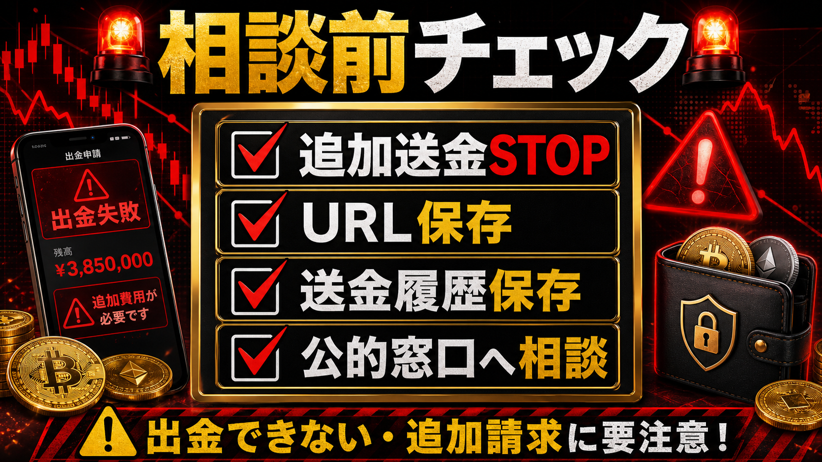 SGTRDの出金トラブル相談前チェックリスト