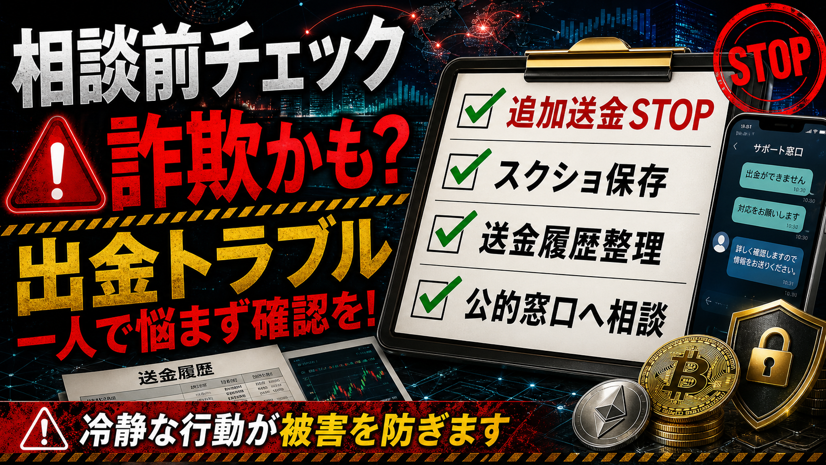 Silvercrest証券を騙る出金トラブルの相談前チェックリスト