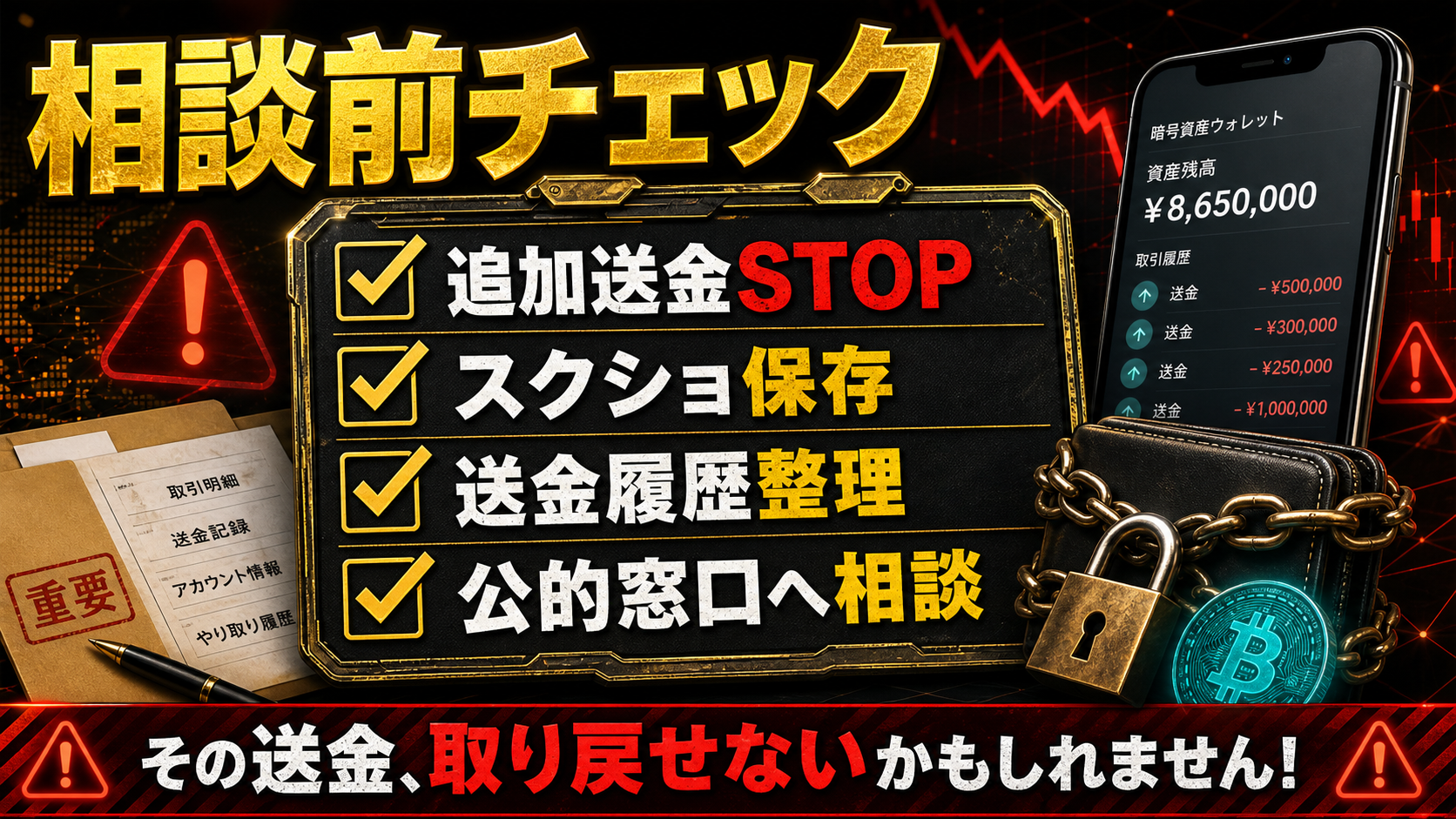 SMBCPVEの出金トラブル相談前チェックリスト