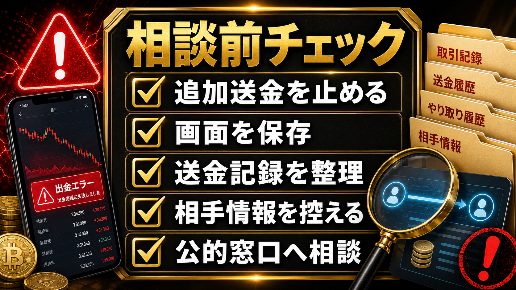 Stablinkの出金トラブル相談前チェックリスト